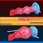 Inflatable Dog Knot Dildo Inflatable Squirting Butt Plug Trainer Adult Sex Toys Games