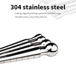 12.5CM Stainless Steel Urethral Dilator Plugs with Diameter Graduation, Male Prostate Stimulator Masturbation Horse Eye Rod Penis Plug Urethra Catheter Adult Sex Toys for Advanced Men Gay (S)