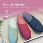 Vibe Lay On Clitoris Vibrator For Women | Silent Clit Stimulation Adult Toys | Vibrating Sex Toy | Clitoral Stimulator For Woman With 10 Patterns & Speeds | Waterproof & Rechargeable | Pink