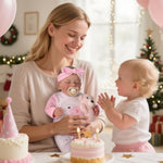 Lifelike Reborn Baby Dolls - 20-Inch Sweet Smile Real Life Realistic-Newborn Full Body Vinyl Sleeping Baby Girl With Toy Accessories Gift Set For Kids Age 3+
