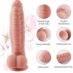 8.66 Inch Realistic Huge Silicone Dildo For Women? Big Dildo With Strong -Suction Cup?Adullt Toys For Women Pleasure Dildo ?Dildo For Men (8.66 Nude)