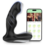 Prostate Massager Anal Vibrator, Ultra-Soft Silicone Sex Toys For Men Butt Plug With 9 Vibrating Modes App Remote Control Anal Plug Anal Dildo Adult Couple Toys
