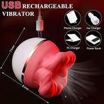 Adult Sex Toy Multi-Function Mouth Vibrator - Clitoral Sucking G-Spot, Clit, Nipple Stimulator For Women, Suction Tongue Licking Dildo Vibrator, Ideal For Solo & Couples