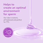 Personal Fertility Lubricant For Conception: Glycerin Free - Paraben Free - Ph Balanced - 4 Fl Oz Sperm Friendly Water Based Non-Sticky Lube - For Women & Couples Trying To Conceive
