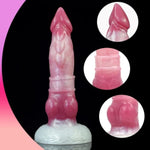 Animal Dildo 8.6" Silicone Dildo Vagina G-Spot Anal Stimulation Realistic Animal Penis Adult Sex Toys For Beginners And Couples