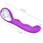 G-Spot Vibrator For Clit And Anal Sexual Stimulation, Adult Sex Toy For Women, Rechargeable Vibrating Dildo With 10 Vibration Modes, Sex Massager For Adult Women Sensory Pleasure(Purple)
