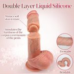 Realistic Dildo Adult Sex Toys - 8.5" Ultra Soft Liquid Silicone G Spot Dildo With Powerful Suction Cup, Strapless Strap On Dildo For Vaginal And Anal Stimulation Dildo Women Couple Sex Toys & Games
