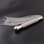 Sm Bdsm Sex Whip, Metal Diamond Handle Chain Whip Flogger Flirting Fantasy Fetish Hand Paddle Flirting Fantasy Sex Toys Fetish Kinky Restraint Bondage Sex Role Play For Adults Paddles Tickler Wip