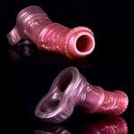 Penis Sleeve Silicone Cock Sleeve With Cock Rings For Delay Ejaculation Enhance Erection Penis Extender Male Sex Toys For Increase Couples Sex