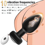 Anal Plug Adult Sex Toy With 10 Vibrating Frequency, Remote Control Anal Vibrator, Anal Plug Prostate Massager, Adult Sex Toys & Games For Woman Male Couples