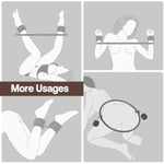 Bdsm Waist And Hip Restraint Rings Sex Toy, Bondage Restraints Stainless Ring With Whip Handcuffs For Couples, Adult Toys Slave Kits With Padlocks Cuffs Spanking Games For Women & Men