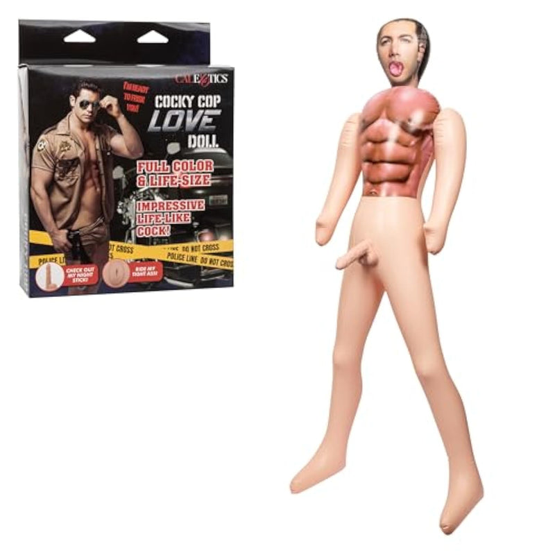 Cocky Cop Love Doll Blow-Up Sex Doll - Ivory