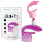 Magic Rabbit Wand Attachment For Vibrating Massagers, Dual Action Stimulation With Thick Shaft Ribbed Tip & Bunny Ears For Internal & External Pleasure Compatible Magic Wand