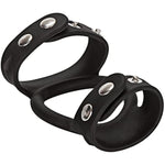 Silicone Tri Snap C & B Cage, Black