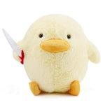 Cute Duck Plush With Knife Duck Stuffed Animal Plush Toy Throw Pillow Plushies Doll Toys Gift For Boys Girls Adults (Duck-With Knife)