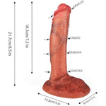 Silicone Made Lifelike Curved Shape Realistic Dildo Anal Dildo Suction Soft Flexible For Women Couple
