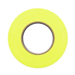 2 Inch x 50 Yard Fluorescent Yellow Matte Gaffer's Tape with Rubber Adhesive