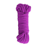Purple Japanese Bondage Rope by Doc Johnson - Soft Cotton Material