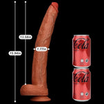 Long Dildo Realistic Sex Toys for Women - Liquid Silicone Lifelike Dildo with Strong Suction Cup, Soft Anal Dildos for G Spot and Vaginal Stimulation, Long Butt Plug Adult Sex Toys & Games (L)