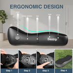 Auto Inflatable Couch Lounger, Air Mattress Sofa Bed With Rechargeable Air Pump