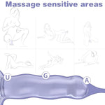 Cute Dildo Clear 6.7" Beginner Dildo With Strong Suction Cup Hand Free Play Flexible Soft Dong, Vaginal And Anal Stimulation Adult Sex G-Spot Dildos Toys For Adult- Purple