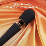 Wand Vibrator, Powerful Vibrating Massager For Women Partner Play With 5 Vibration Modes & 3 Speeds