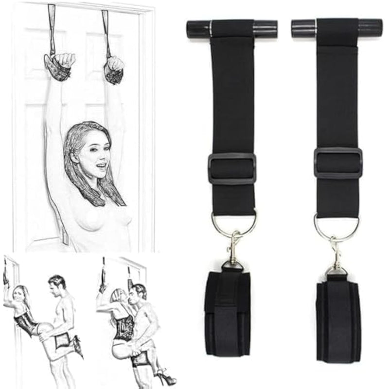 Door Hanging Sex Swing Bdsm Slave Erotic Bondage Handcuff Restraint Rope Sex Swings Straps For Women Adult Couples Sex Toys