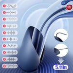 Vibrating Penis Sleeve Cock Rings Glans Trainer Stimulator With Urethral Sounds Penis Extender Plug Silicone Prolong Endurance Pleasure Enhancing Male Masturbation