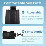 Sex Bed Bondage Kits Bdsm Straps Restraints Sex Tie Downs For Adults Couples Sets Sex Toys With Handcuffs Sex Straps Cuffs Blindfold & Feather Tickler, Paddle
