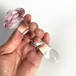 Mushroom Anal Plugs Glass Wand Dildo Crystal Dildo Penis Mushroom Anal Trainer Prostate Massager Glass Sex Products For Women