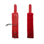 Silicone Dog Bone Mouth Gag With Leather Handcuffs Restraint Set Bdsm Open Mouth Gag Sex Toys Adjustable Strap Mouth Plug Dog Bones Gag Handcuffs For Women Men Couples Bondage Toys (Red)