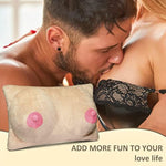 Lingtoolator D Sex Pillow Plush Boobs Titties Pillow Sex Position Support Pillow Travel Chest Pillow Funny Cushion Bedroom Decor Toy Gift For Adults Couples