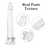 14.5 Inch Huge Realistic Dildo + Rechargeable Personal Wand Massager