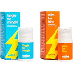 Hello Sensational Serums, Tingling Warming And Cooling Gels For Men, Women, And Couples, Made With Natural Extracts, 0.5 Fl Oz Each