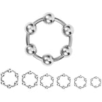 Male Penis Cock Ring Smooth Ring Delay Ring Stainless Steel Penis Ring Penis Training Chastity Device For Male Sexual Stimulation 25Mm