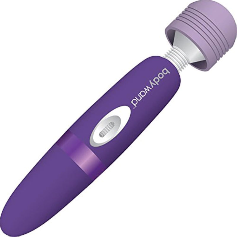 Wireless Rechargeable Purple Massager Vibrator for Personal Relaxation