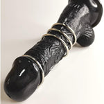 Stainless Steel Cock Ring 2 Beads Penis Ring Glans Stimulating Penis Opening Loop Sex Delay Ejaculating Toys For Men A