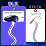 2-In-1 Urethra Sound Vibrator, Penile Plug Trainer For Urethral Stimulation, Male Masturbator Glans Penis Sex Toys, Silicone Adult Toys With 10/20 Vibration Mode, Extend Endurance & Enhance Pleasure