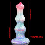 Thick Fantasy Horse Anal Dildo With Vac-U-Lock Adapter Sex Machine Auto Thrusting Dog Knot Dildo Huge Anal Toy Reallistic Monster Dildo For G Spot & Anal Play(A)