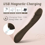 Sex Toys Dildo G Spot Vibrator - Adult Toys Dildos Vibrator Wand With 10 Powerful Vibrating Modes For Clitoral Anal Nipple Stimulation, Waterproof Soft Silicone Adult Sex Toy For Women Couples