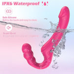Womens Sex Toys Strapon Dildo - Strapless Strap On G Spot Realistic Dildo Vibrator For Clitoral Anal Stimulation With 10 Intense Vibration & Remote Control, Female Couples Adult Sex Toys & Games
