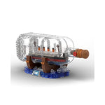 Titanic Ship In A Bottle Building Blocks Set, Creative Collectible Display Model Set, Great Idea Gift Toy For Adults And Kids(878 Pcs)