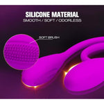 Double Penetration Dildo Vibrator For Couple,Multi-Speed Rechargeable Vibrator Anal Vagina Women Men Gays Dildo Sex Toys Watereproof