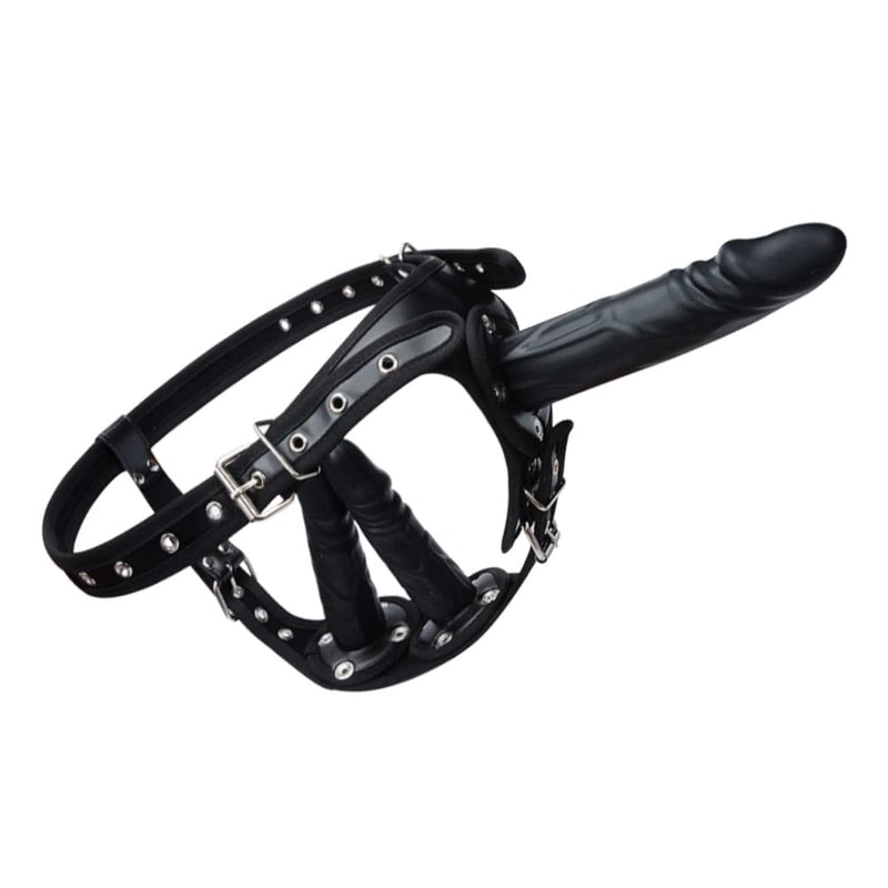Strap-On Dildo with Harness: 3 Removable Silicone G-Spot Dildos, Adjustable for Women, Lesbian Lovers