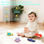 Baby Toys 6-12 Months,Stuffed Ocean Animals Montessori Toys For Babies Sensory Toys For Toddlers 1-2