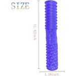 Double Sided Dildo,Flexible Clear Dildos Long Dong For Double Sided Lesbian Anal Play G-Spot Stimulator Sex Toys Double Dong Anal Vaginal Stimulator Adult Sex Toys For Women Men(Blue)