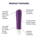 Ultra Power Bullet 2 Vibrator Sex Toy | Adult Toys For Women | Mini Clitoral Vibrator | Vibrating Sexual Pleasure Device | Stimulation Vibrators | Woman Sextoy (Violet)