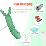 Pea'S Monster Dual Vibrating Dildo Adult Sex Toys,Heatable10 Modes Waterproof Clitoral Vagina & Anal Stimulation Vibrator,Women Masturbate Climax Dildos Sex Toy For Couple Games Pleasure