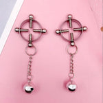 Nipple Clamps Breast Clip Adjustable Nipple Clips With Bells Bdsm Nipple Clips Nipple Jewelry Flirting Adjustable Metal Nipple Clamps Nipple Clips Sex Breast Stimulation Sexy Nipple Chain Body Jewelry