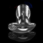 Luminous Hollow Anal Plug Transparent Soft Wearing Anal Plug Anus Peep For Anal Expansion For Couple(M)